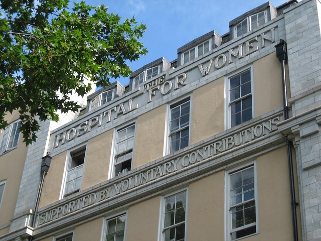 First hospital for women for 'those maladies which neither rank, wealth, nor character can avert from the female sex'